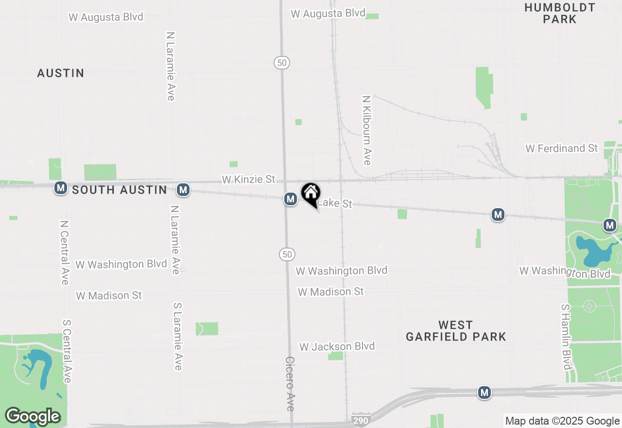 Map of 4702 W Fulton Street #2, Chicago, IL 60644