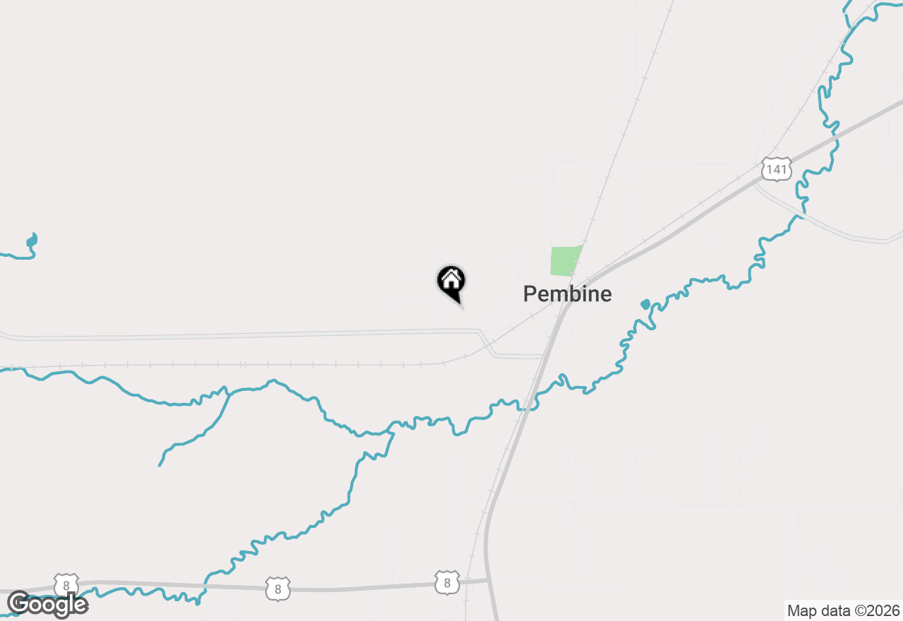 Map of N18720 Venstra Dr, Pembine, WI 54156