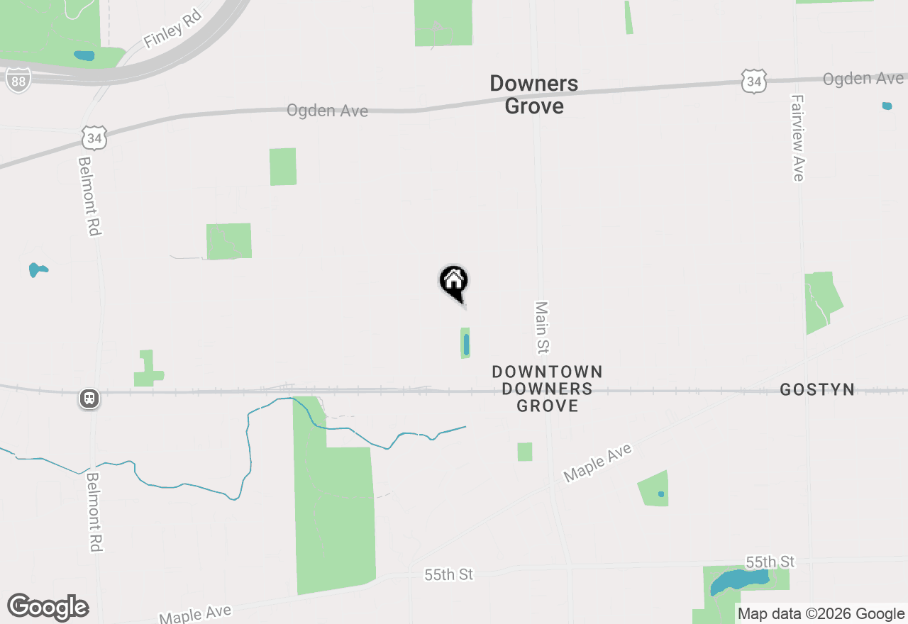 Map of 4820 Linscott Avenue, Downers Grove, IL 60515