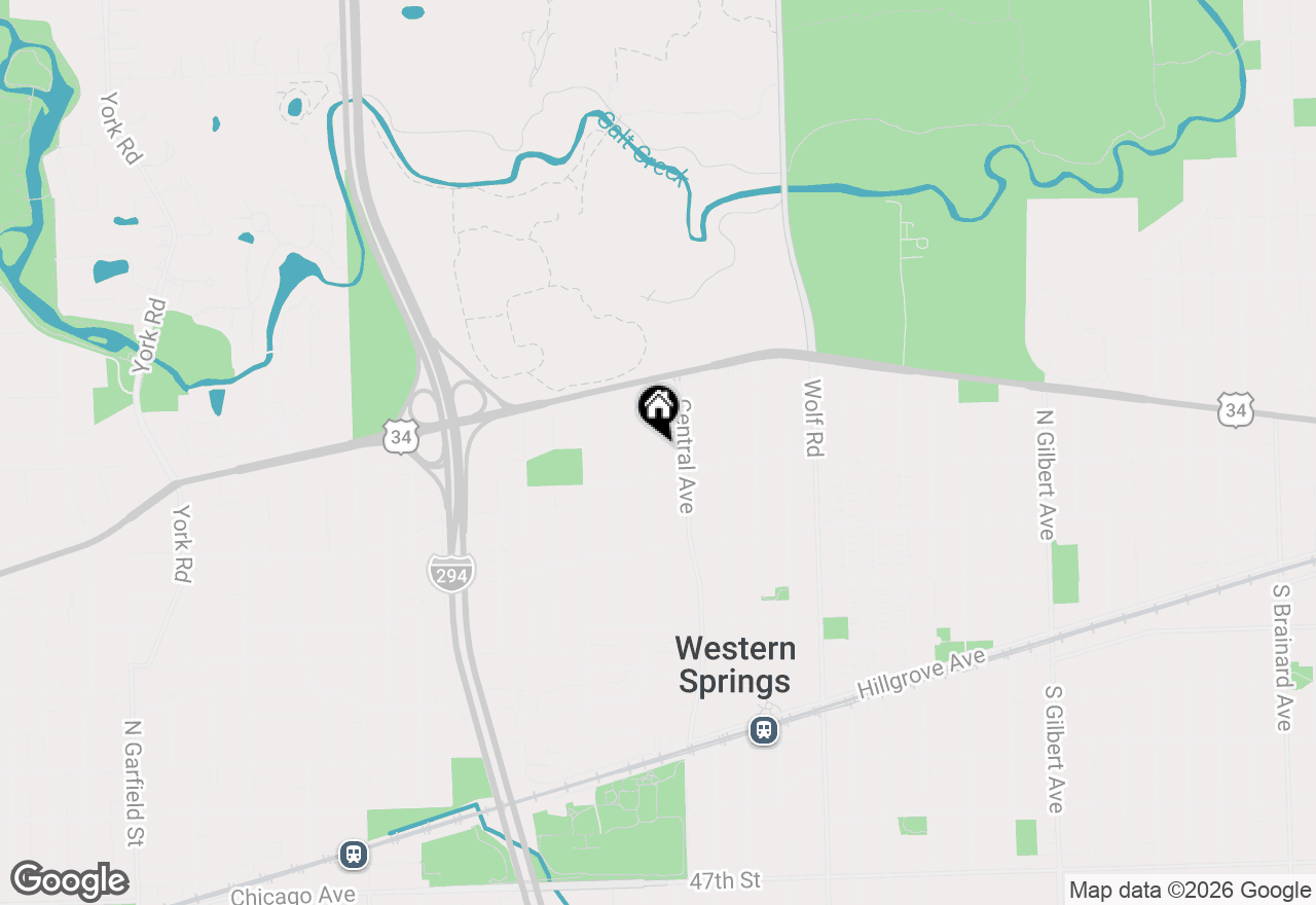 Map of 3929 Grove Avenue, Western Springs, IL 60558