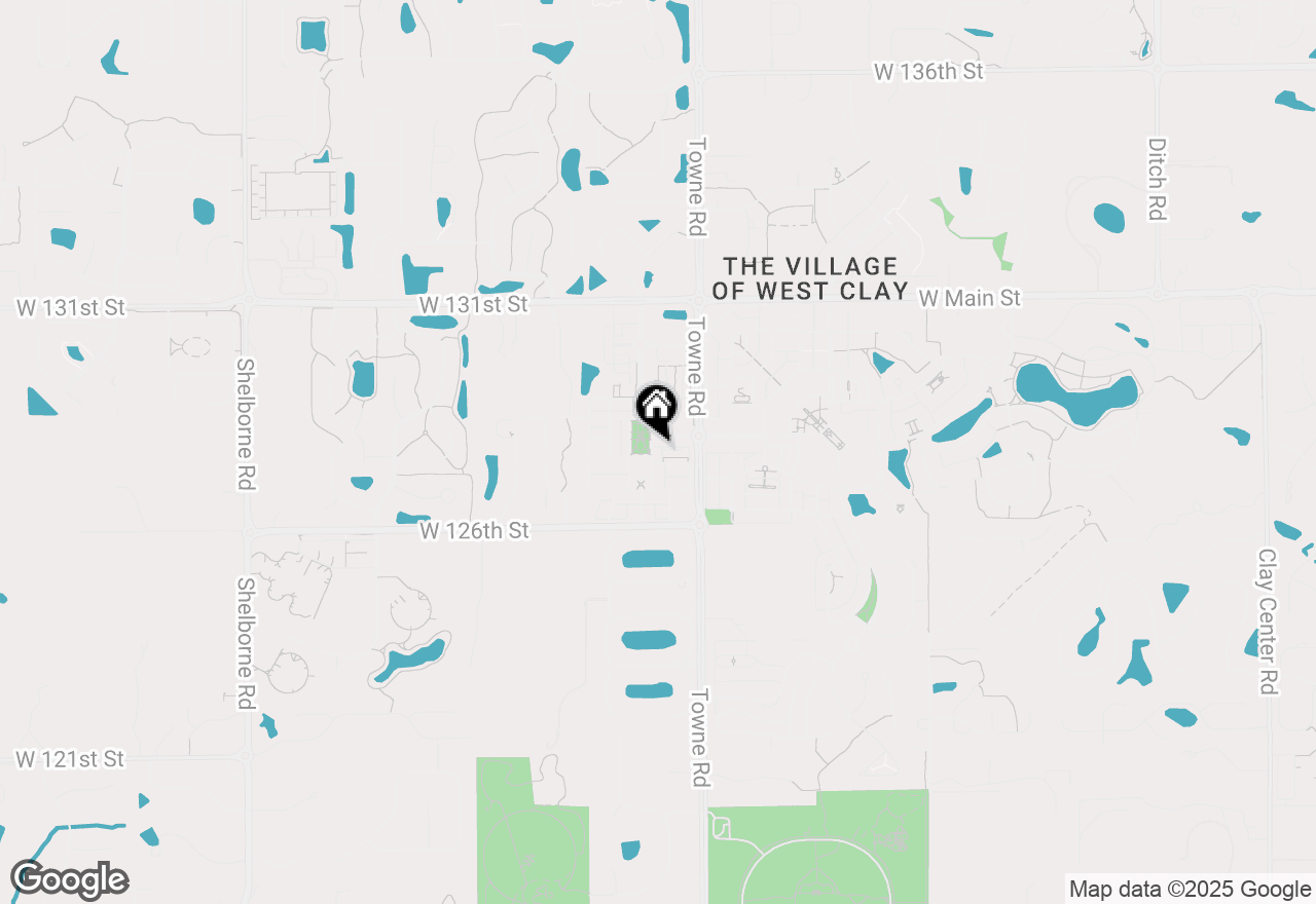 Map of 12729 Vanderhorst Street, Carmel, IN 46032
