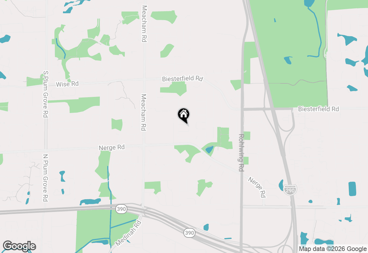 Map of 1106 Lovell Court, Elk Grove Village, IL 60007