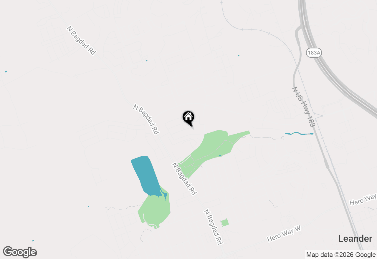 Map of 916 Gentry Dr, Leander, TX 78641