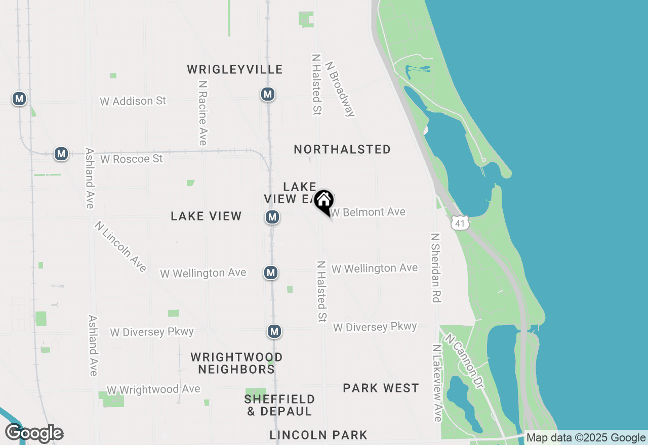 Map of 3151 N Halsted, Chicago, IL 60614