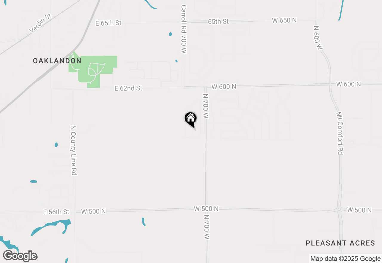 Map of 5670 Terracotta Trace, Mccordsville, IN 46055