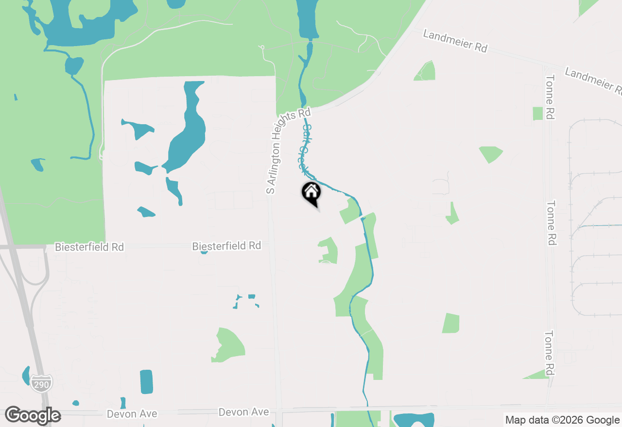 Map of 70 Avon Road, Elk Grove Village, IL 60007