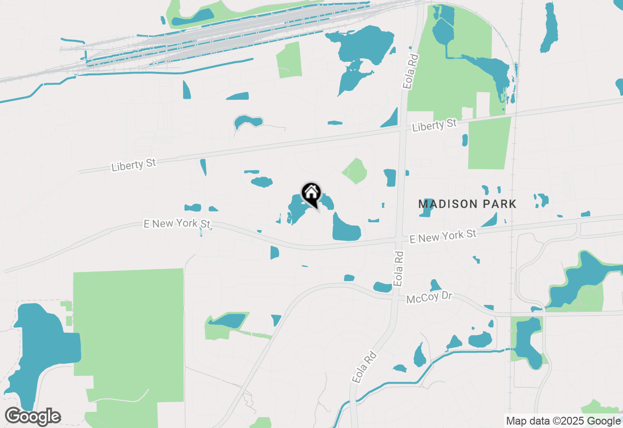 Map of 404 Vaughn Circle, Aurora, IL 60502