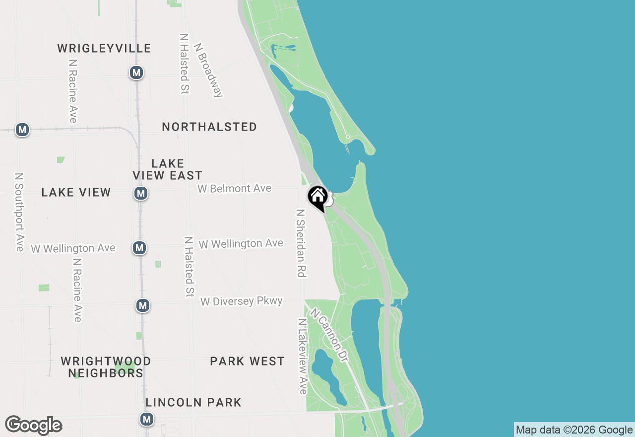 Map of 3100 N Lake Shore Drive #601, Chicago, IL 60657