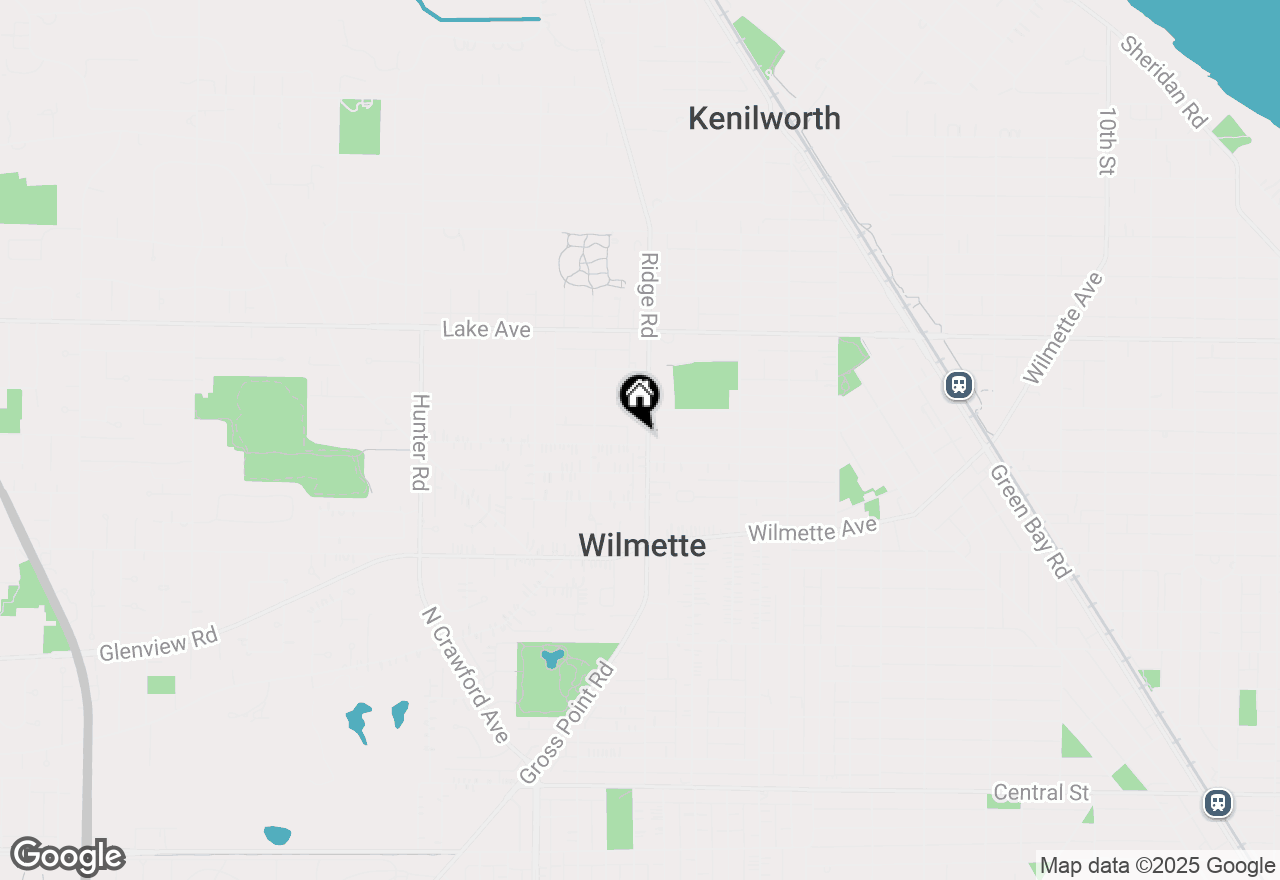 Map of 601 Ridge Road #303, Wilmette, IL 60091