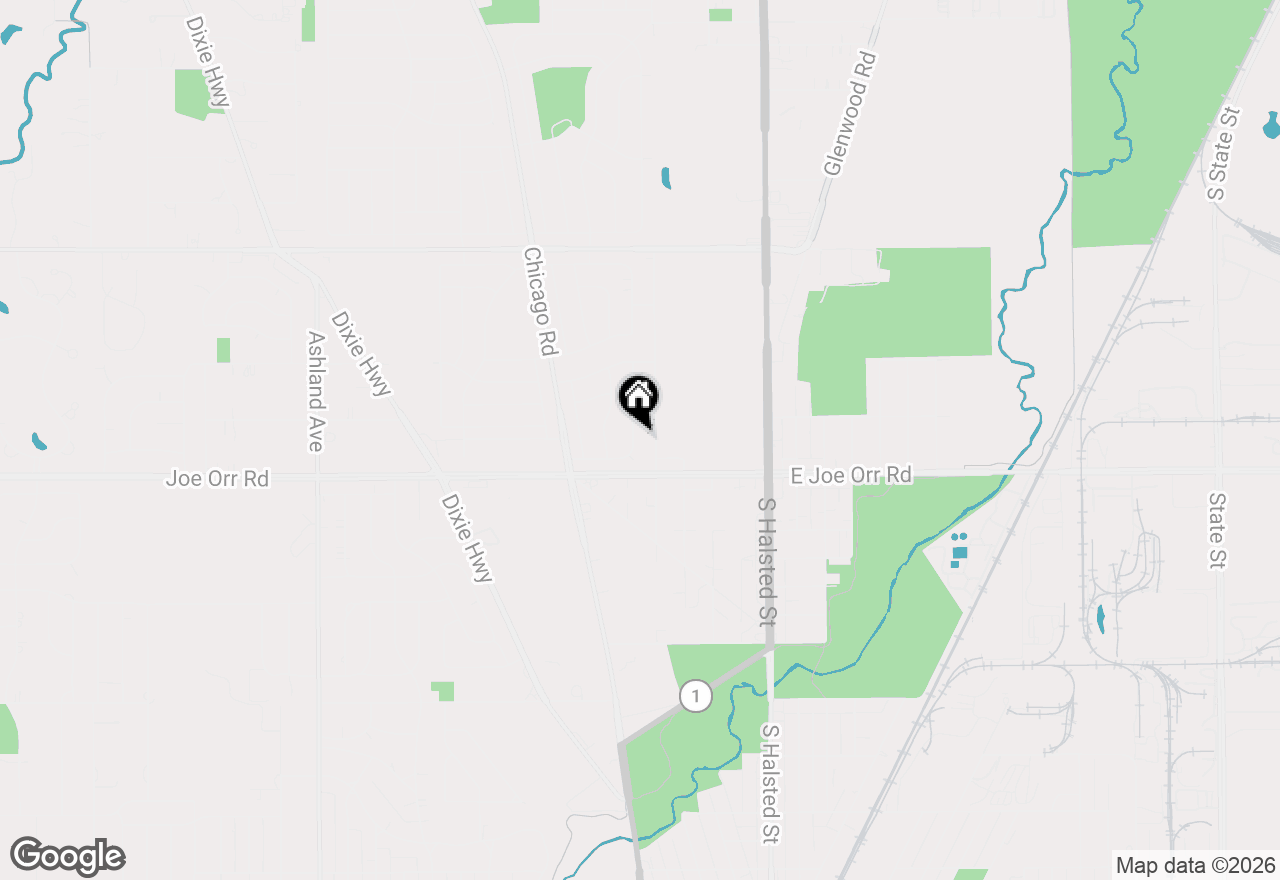Map of 517 N Manchester Drive, Chicago Heights, IL 60411