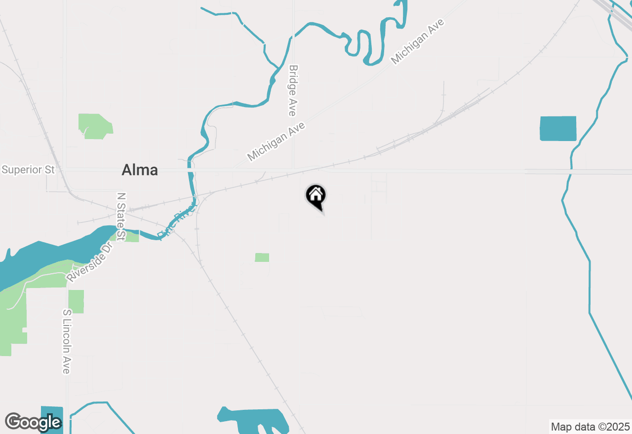Map of 0 Bostwick Street, Alma, MI 48801