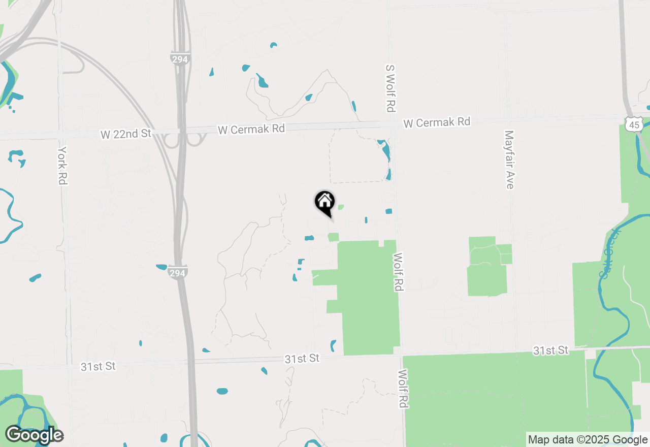 Map of 2508 Camberley Circle, Westchester, IL 60154
