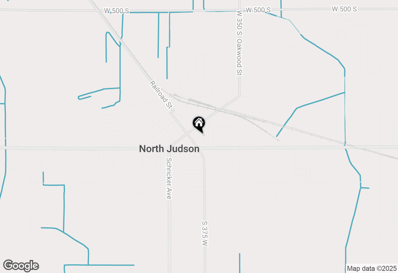 Map of 218 Park Avenue, North Judson, IN 46366