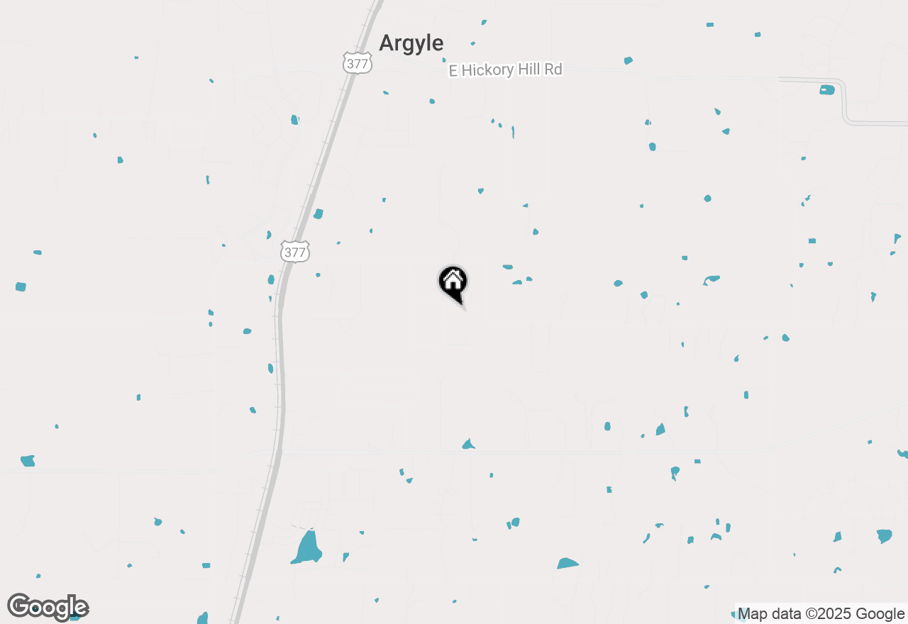 Map of 200 Mosswood Drive, Argyle, TX 76226