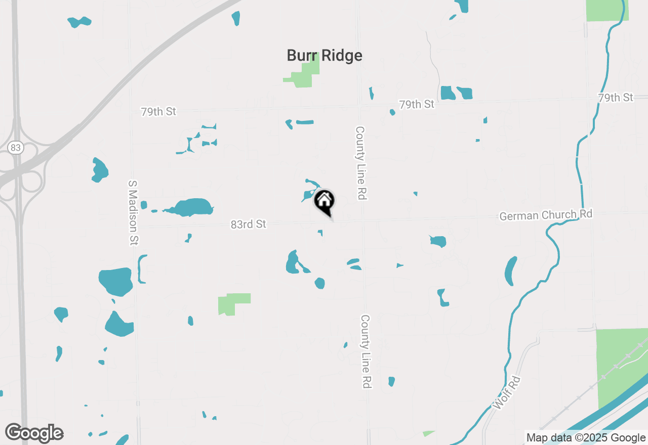 Map of 8301 Fars Cove Court, Burr Ridge, IL 60527