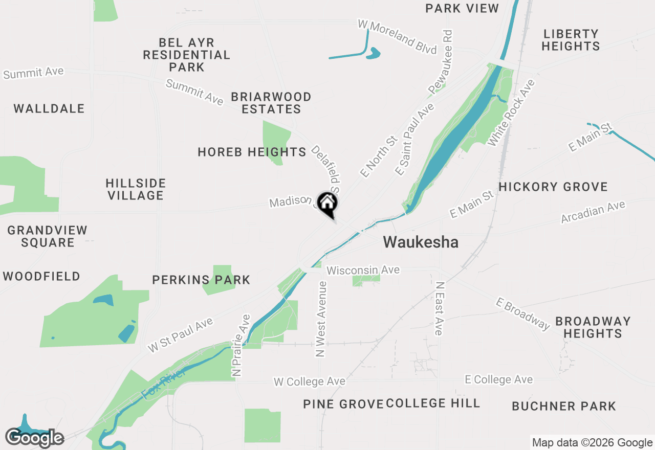 Map of 237 Madison St #55, Waukesha, WI 53188