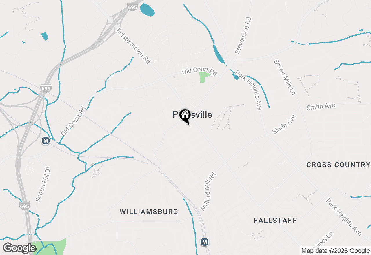 Map of 16 Waldron Avenue, Pikesville, MD 21208