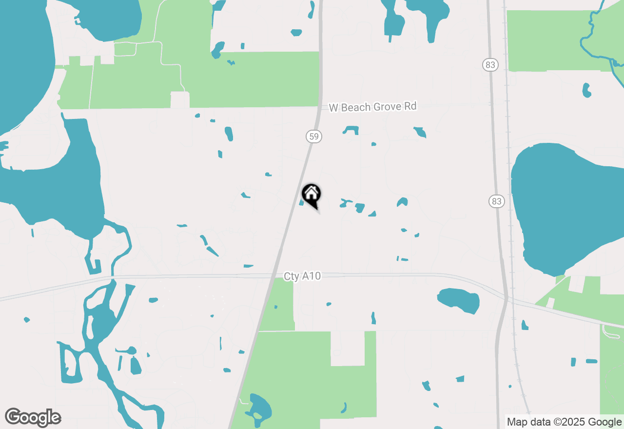 Map of 40561 N Trinity Lane, Antioch, IL 60002