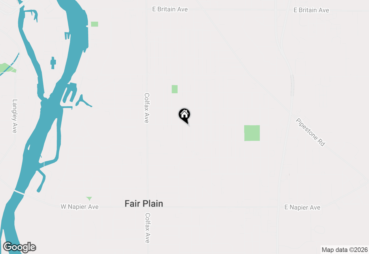 Map of 1220 Pearl Street, Benton Harbor, MI 49022