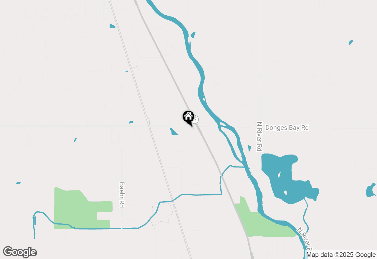 Map of 5117 W Donges Bay Rd, Mequon, WI 53092