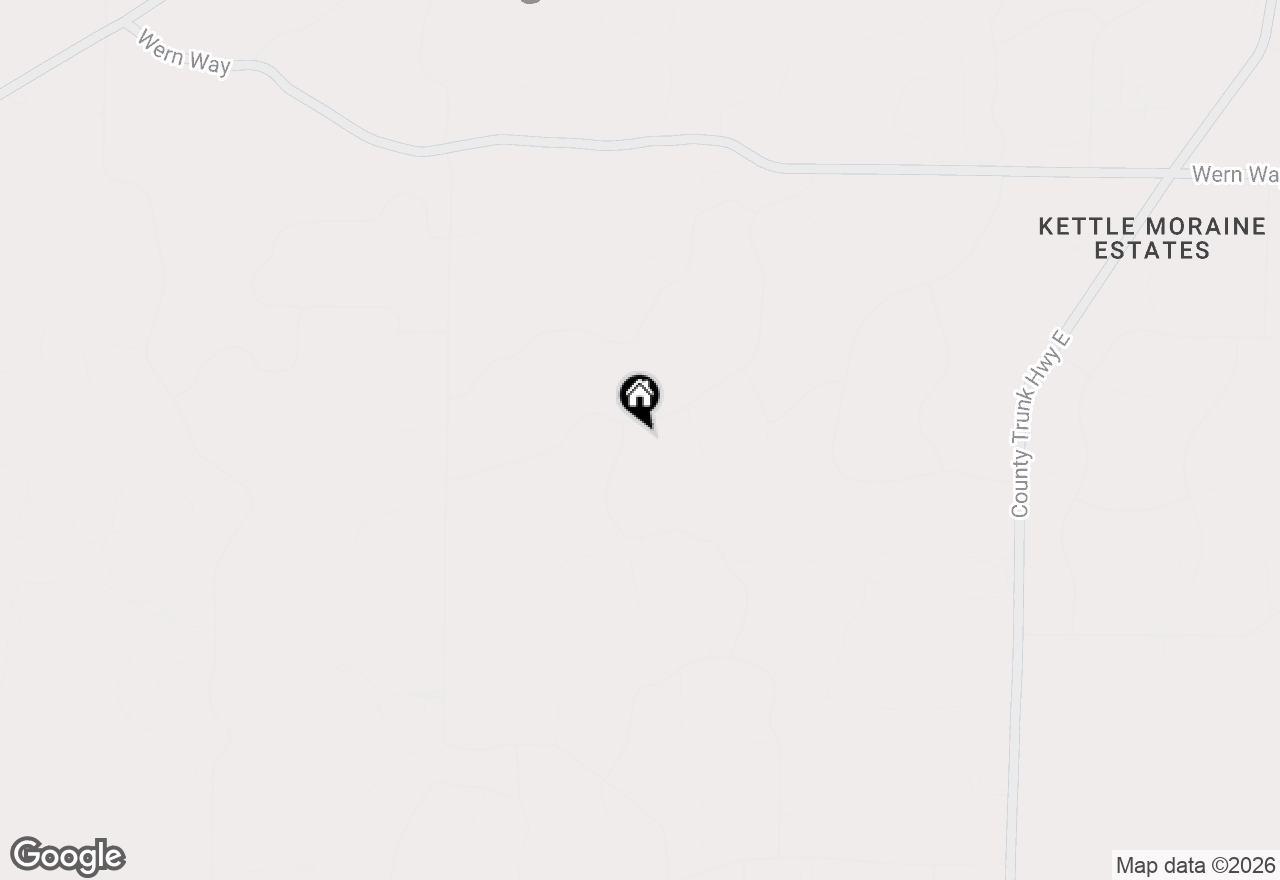 Map of W338S4370 Drumlin Dr, Dousman, WI 53118