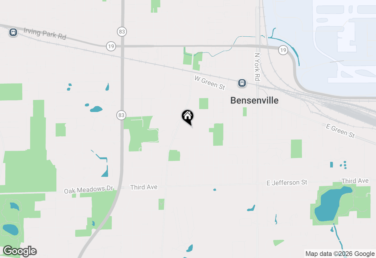 Map of 232 S Miner Street, Bensenville, IL 60106