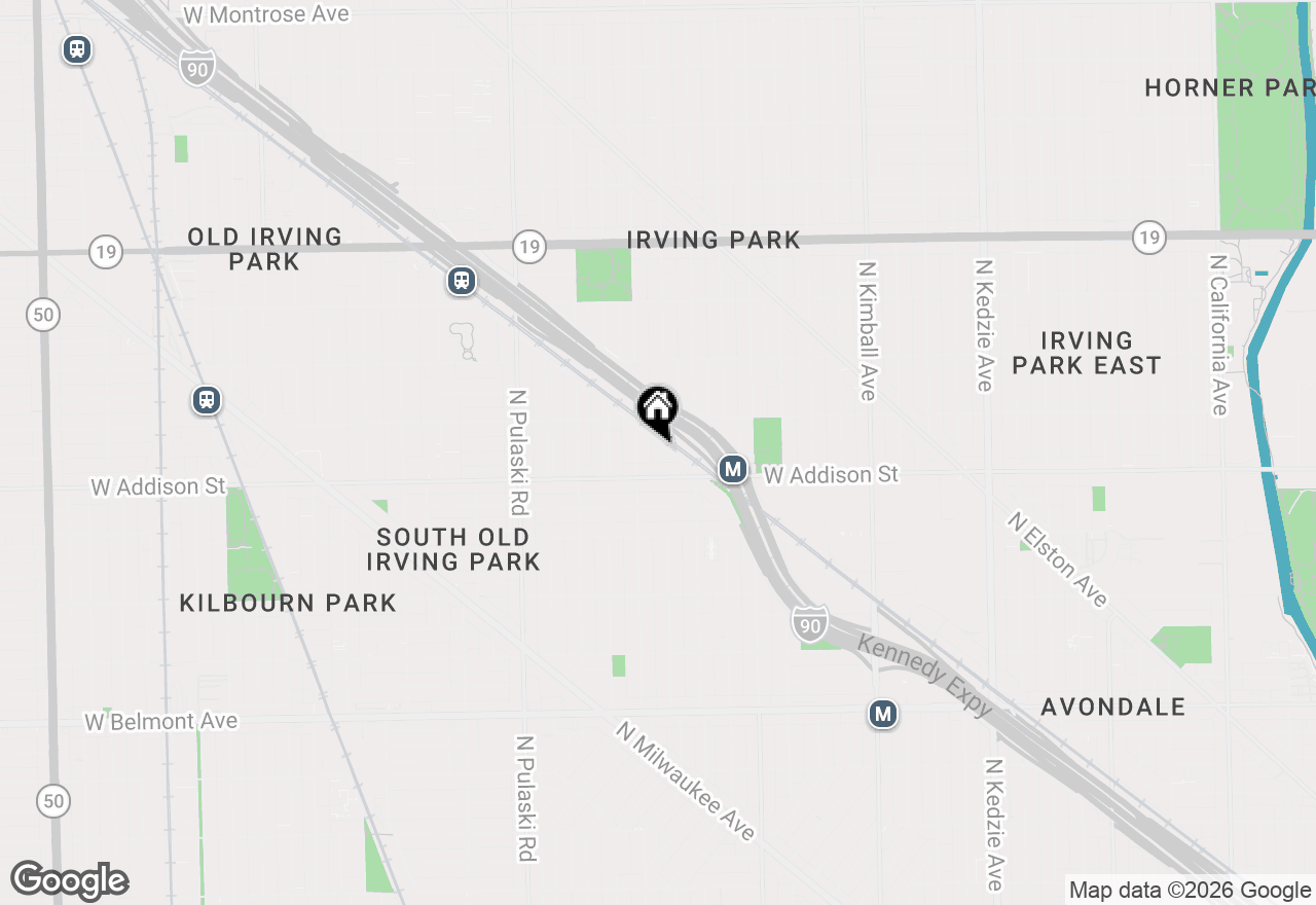 Map of 3644 N Avondale Avenue, Chicago, IL 60618