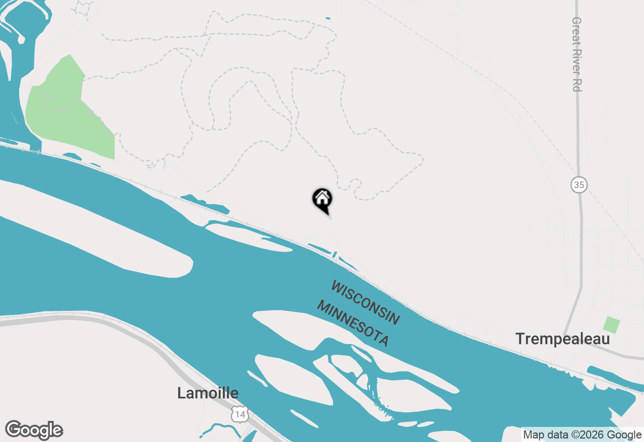 Map of W25714 Sullivan Rd, Trempealeau, WI 54661