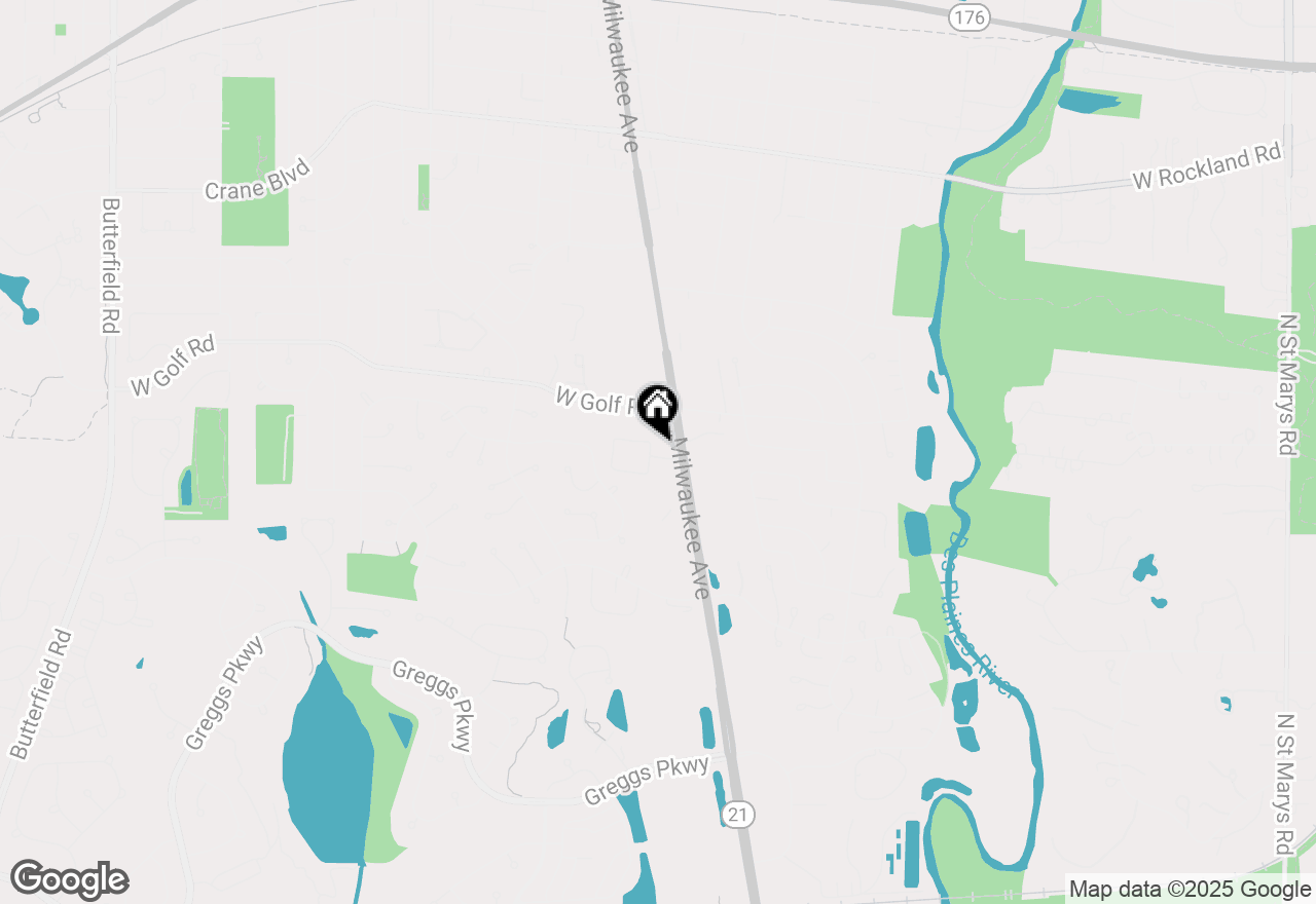 Map of 1113 S Milwaukee Avenue, Libertyville, IL 60048