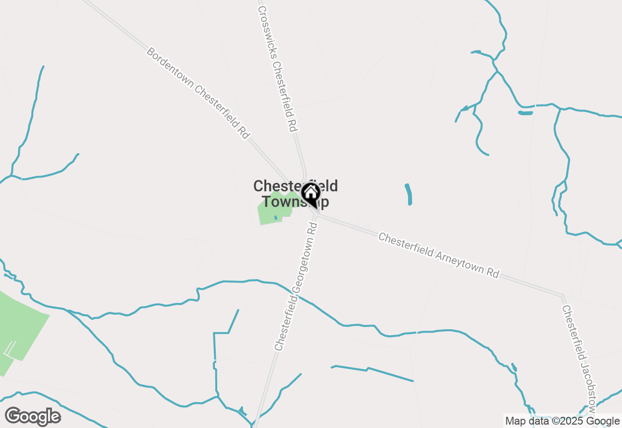 Map of 2 Chesterfield Georgetown Road, Chesterfield, NJ 08515