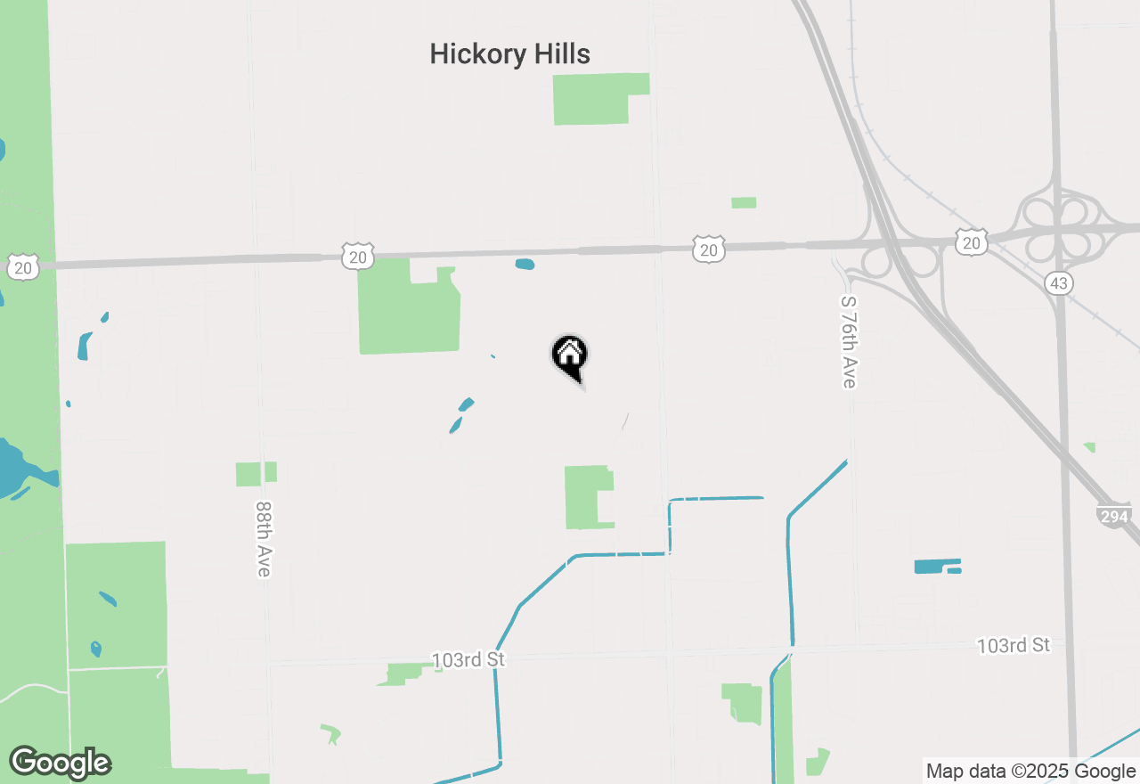 Map of 9803 S 82nd Avenue, Palos Hills, IL 60465