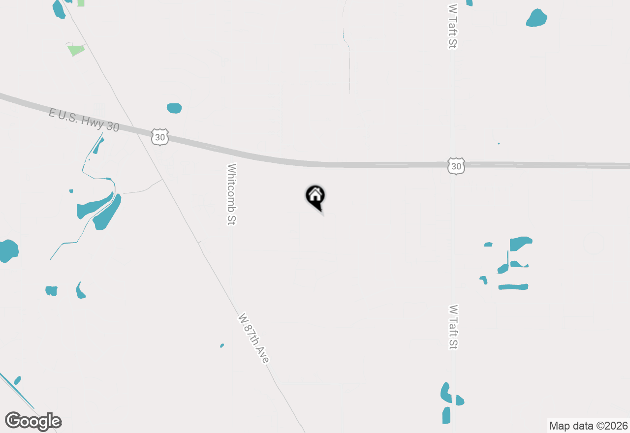Map of 3029 W 82nd Place #A, Merrillville, IN 46410