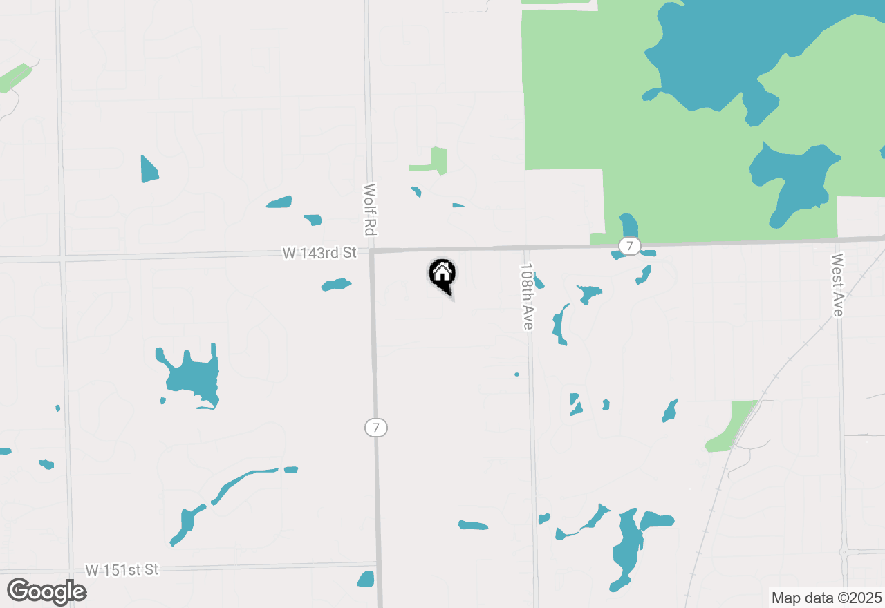 Map of 11060 Deer Haven Lane, Orland Park, IL 60467