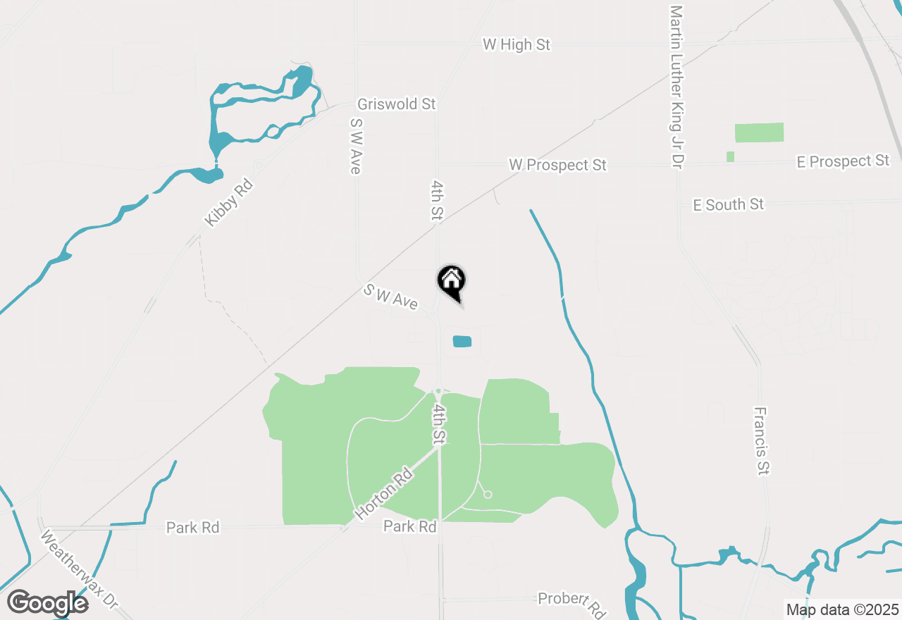 Map of 605 Sulgrave Avenue, Jackson, MI 49203