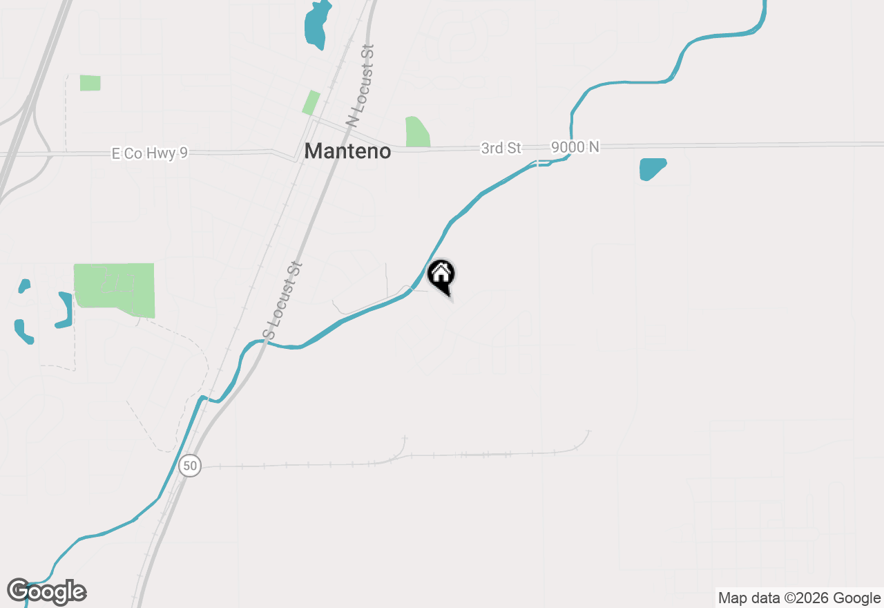 Map of 662 Alder, Manteno, IL 60950