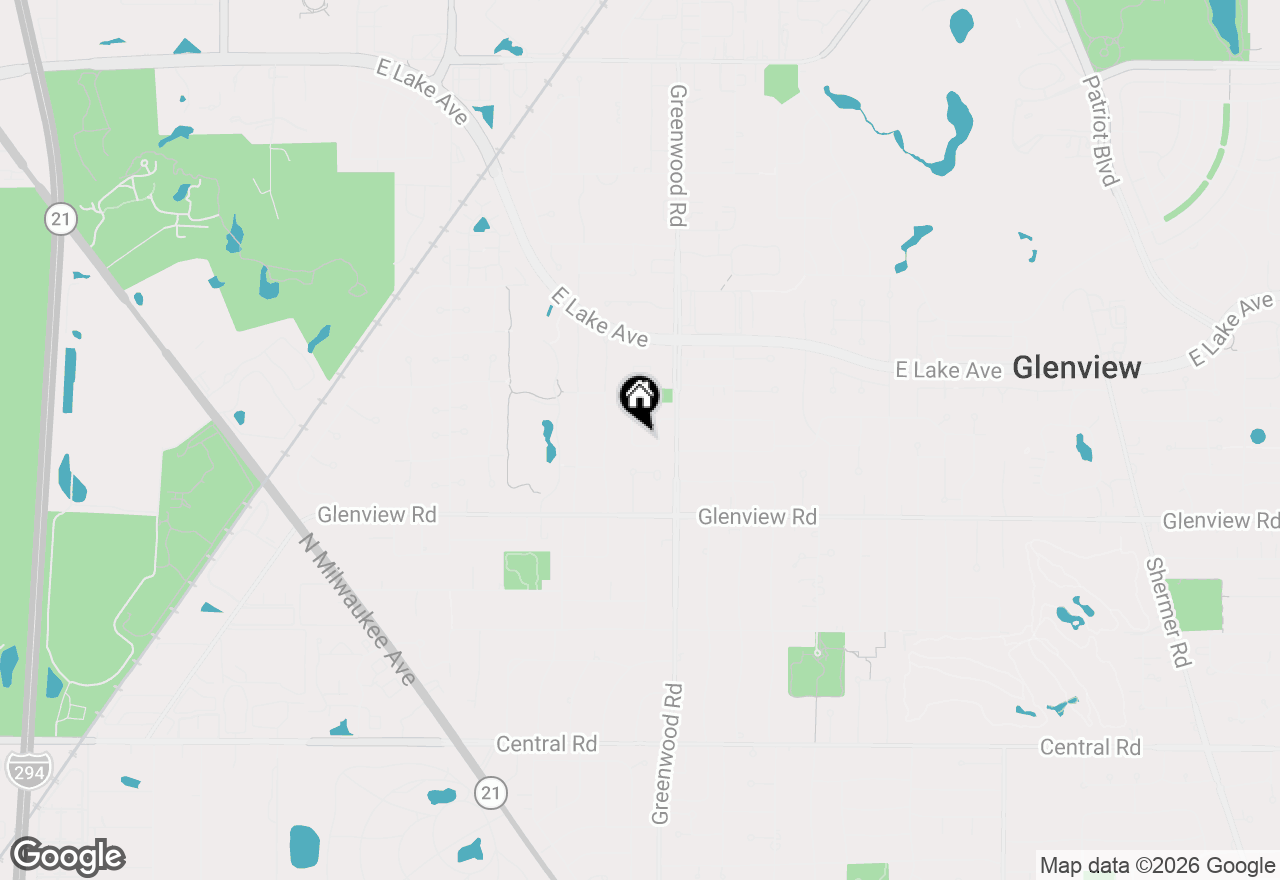 Map of 3407 Springdale Avenue, Glenview, IL 60025