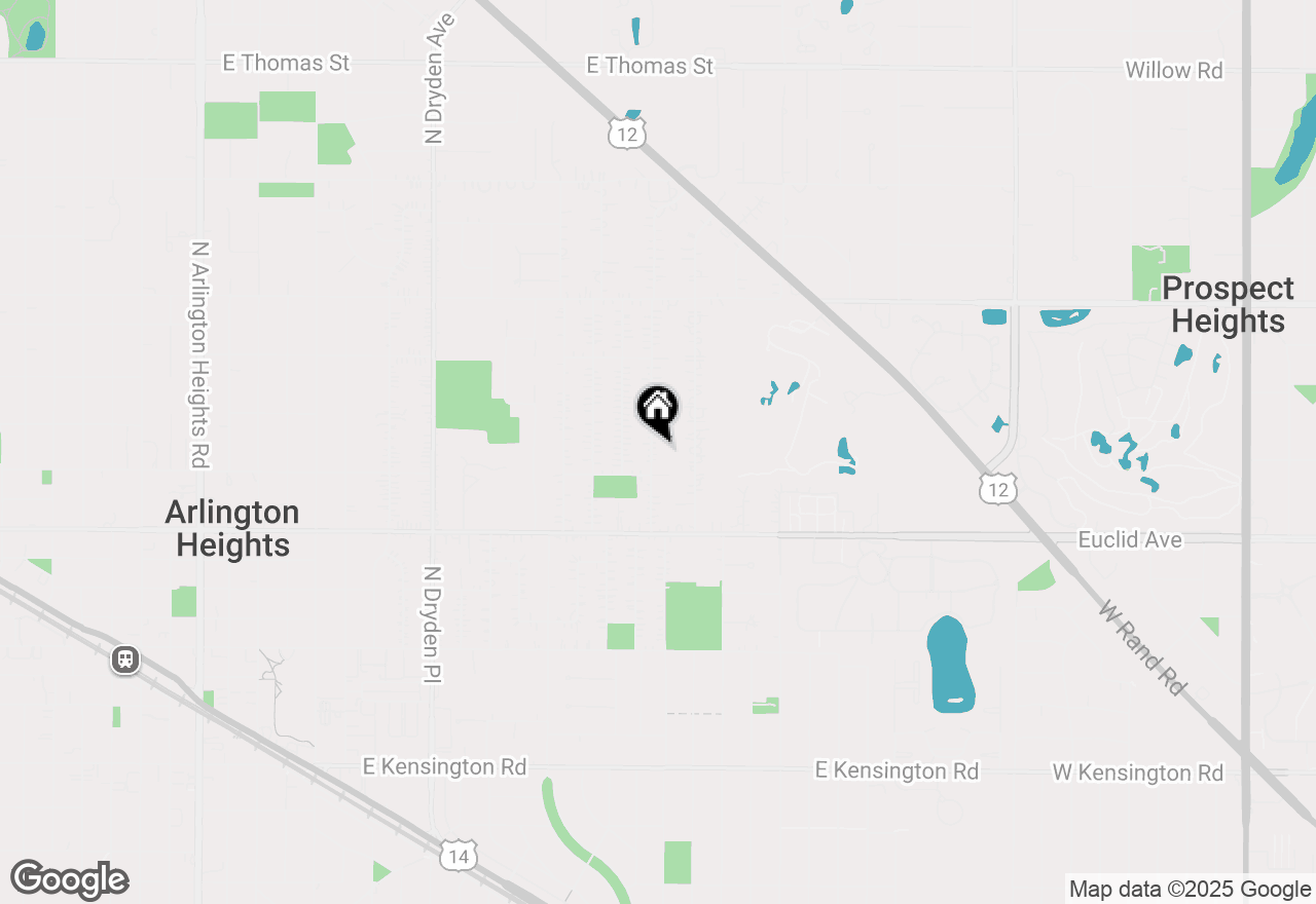 Map of 717 N Gibbons Avenue, Arlington Heights, IL 60004