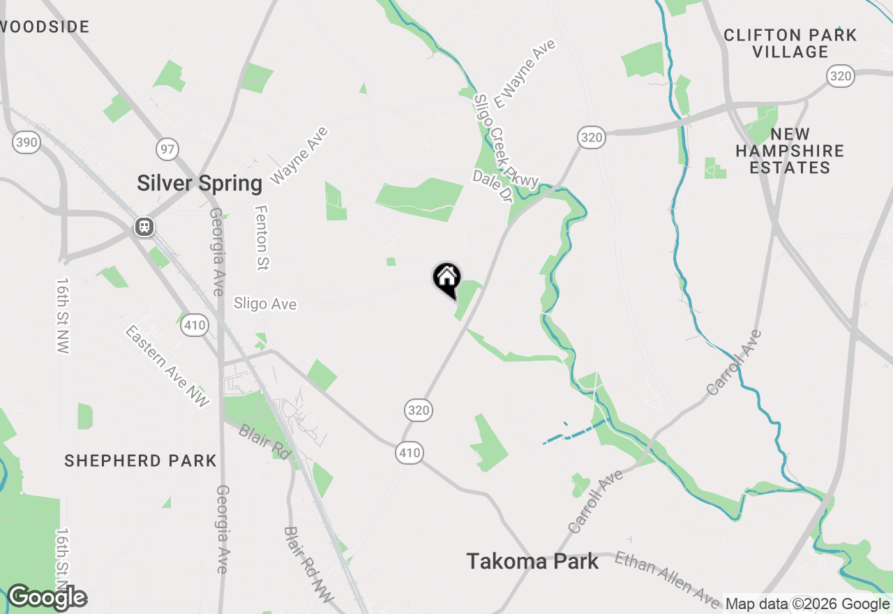 Map of 607 Mississippi Avenue, Silver Spring, MD 20910