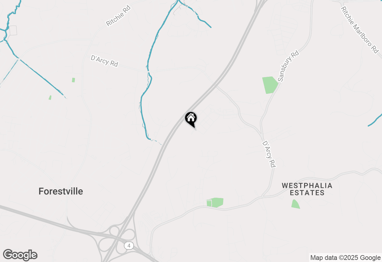 Map of 7831 Presidential Parkway, Upper Marlboro, MD 20774