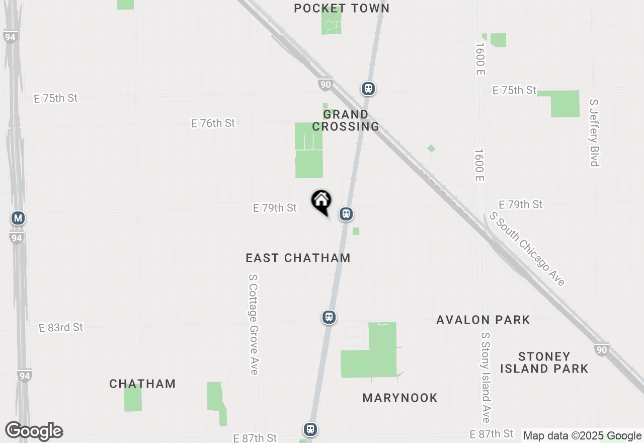 Map of 7928 S Dobson Avenue, Chicago, IL 60619