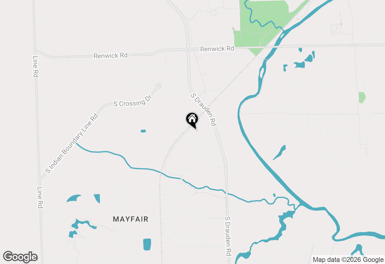 Map of 25315 W Rock Drive, Plainfield, IL 60586