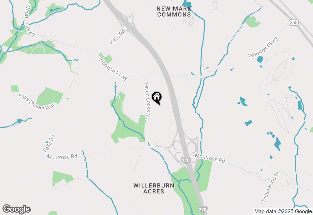 Map of 1141 Fortune Terrace #401, Potomac, MD 20854