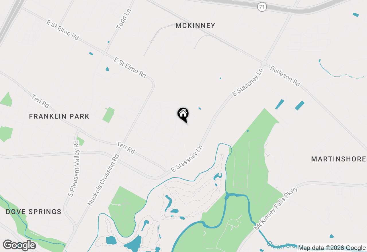 Map of 5801 Ann Jene Ct, Austin, TX 78744