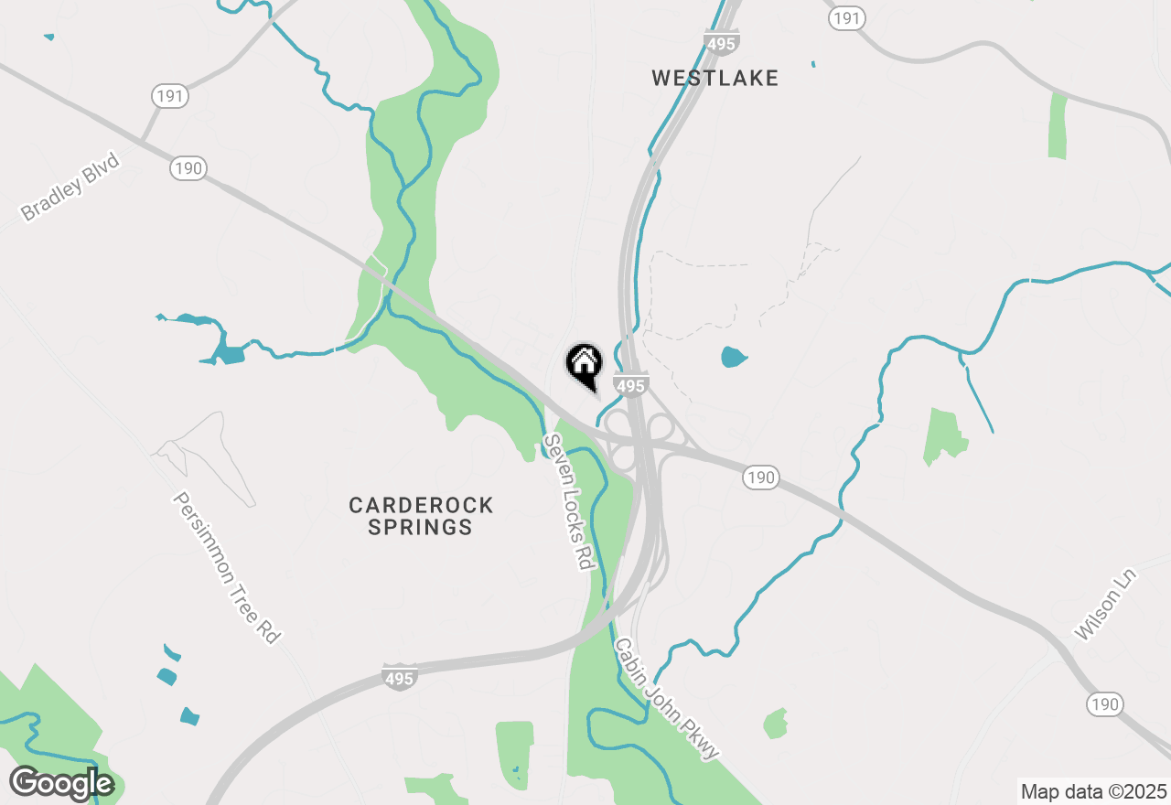 Map of 8213 River Quarry Place, Bethesda, MD 20817
