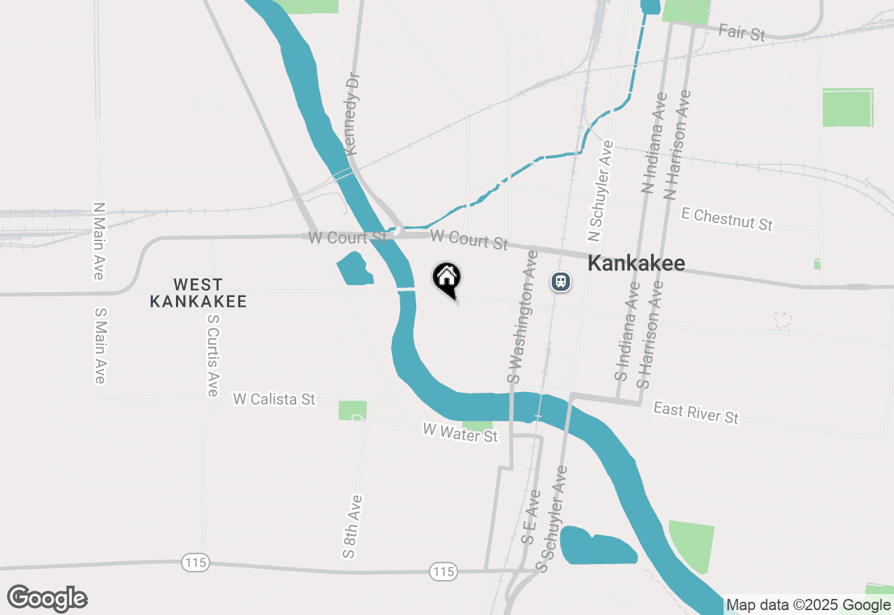 Map of 353 S 5th Avenue, Kankakee, IL 60901