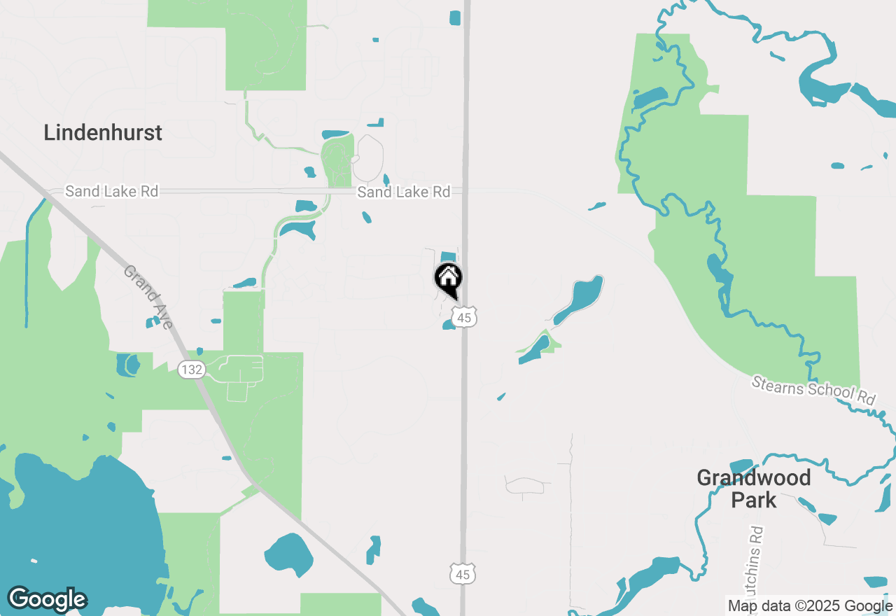 Map of 3141 Falling Waters Lane #3141, Lindenhurst, IL 60046