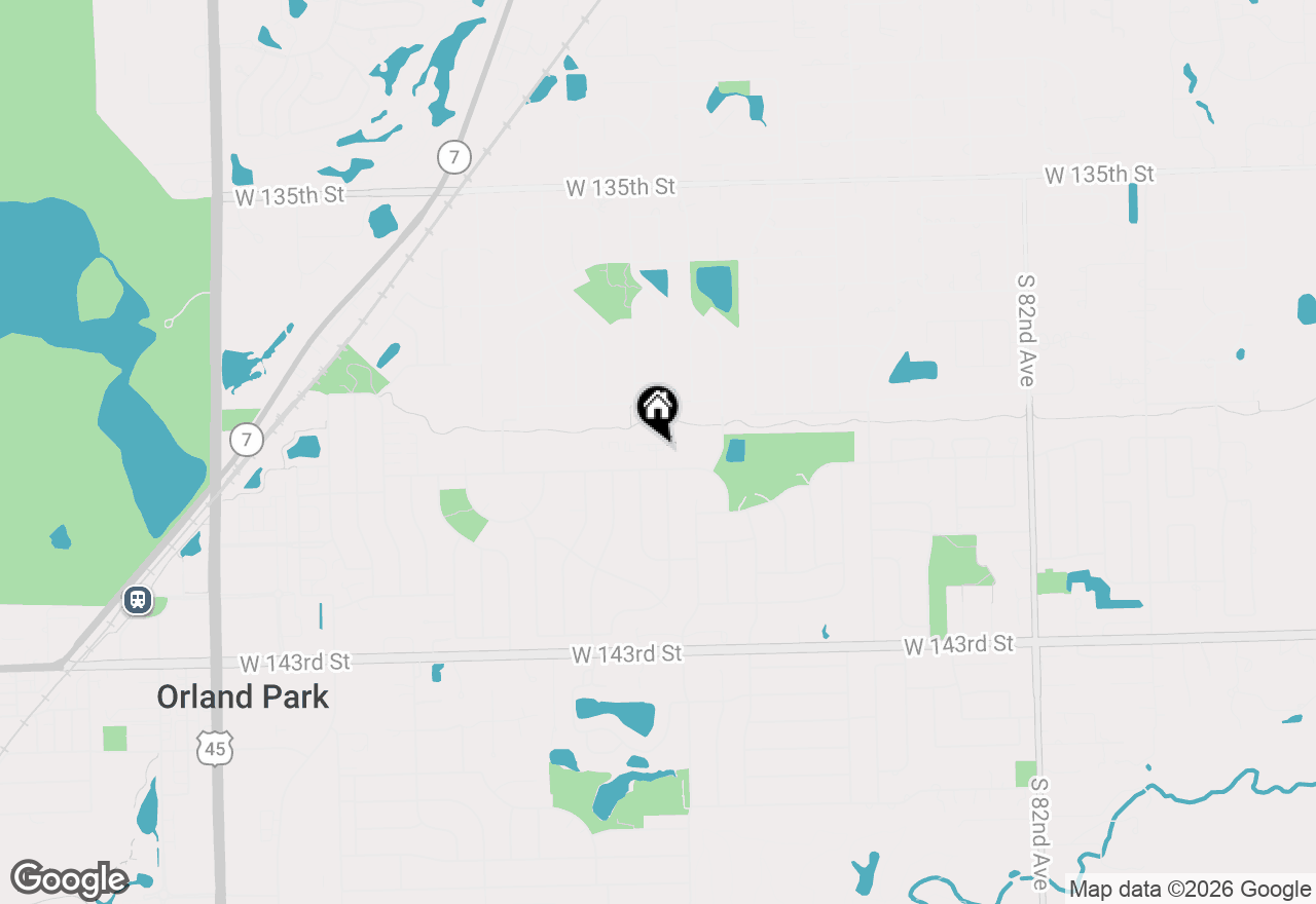 Map of 8804 W 140th Street #2C, Orland Park, IL 60462