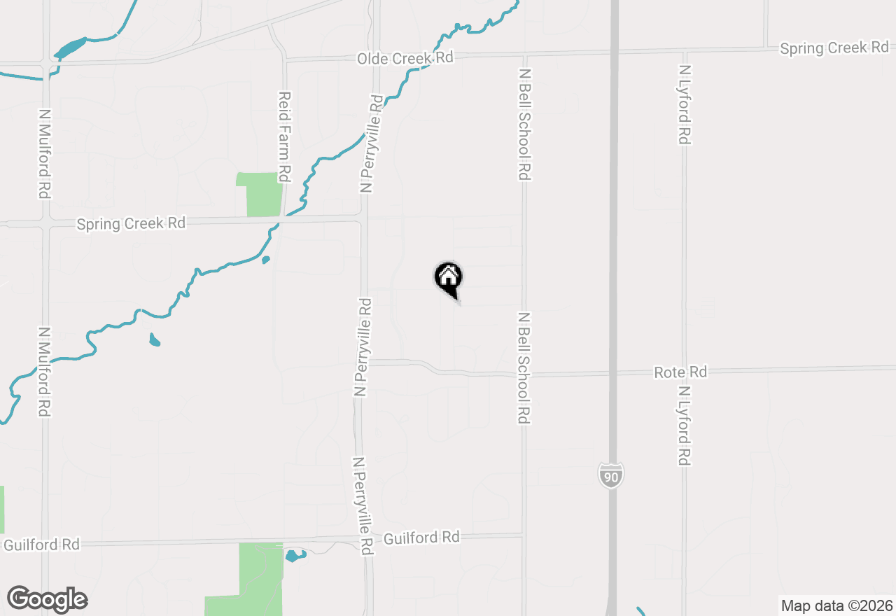 Map of 2018 Grandchester Place, Rockford, IL 61107