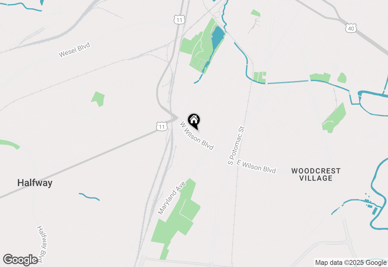 Map of 406 W Wilson Boulevard, Hagerstown, MD 21740