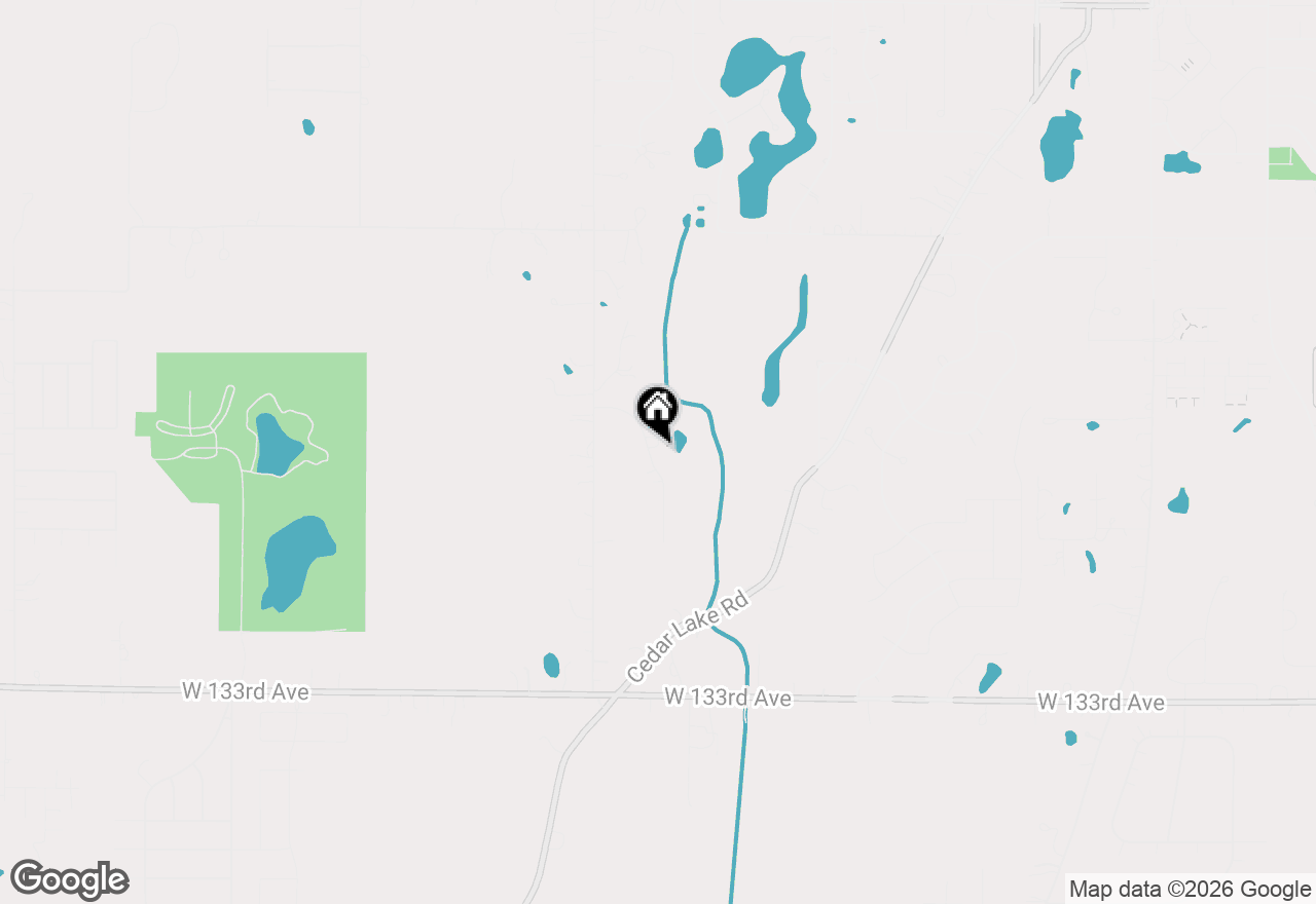 Map of 12871 Baker Court, Crown Point, IN 46307